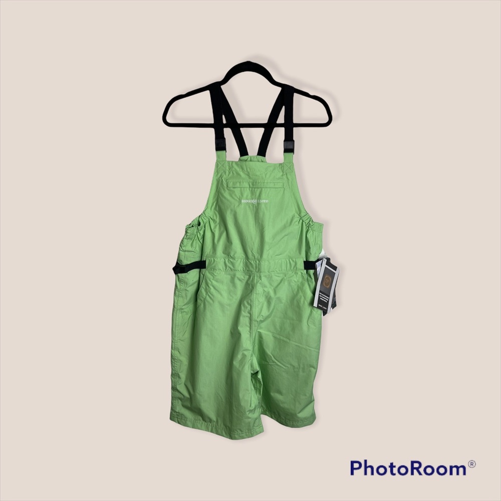Henri LLoyd womens sailing bib overall shorty NWT Kelly green large
